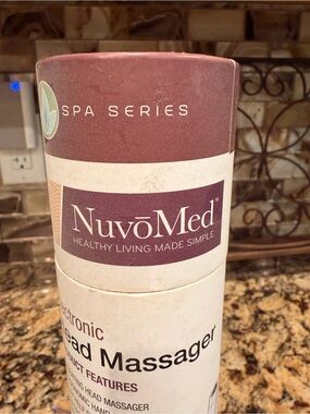 NuvoMed Spa Series Electronic Head Massager – Vibrating Scalp Massager